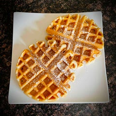 Best waffle recipe ever. And ridiculously easy.