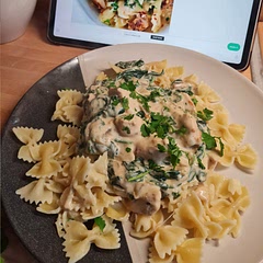 Great! Very strong flavoured with the cheese though, definitely recommend adding that pasta water as the sauce is rather sickly