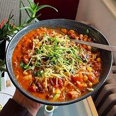 quick, delicious, healthy and cheap to make :) we added corn