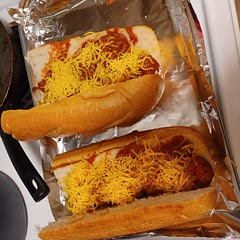 Had to slice them cuz too big. Was delicious.