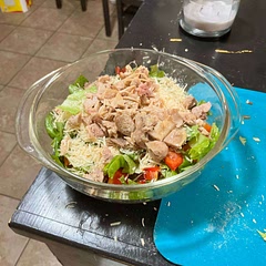 No eggs at kids request. Added extra Chicken and bacon. I added avocado to my second bowl.
