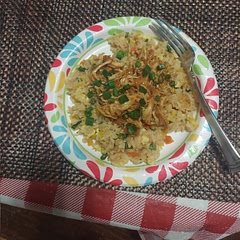 Worked great. Be sure to use a big pan, mine was overflowing. Served with slow cooker teriyaki chicken.