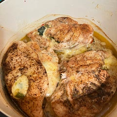 I subbed mushroom for spinach