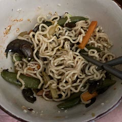 I used a lot less broth so it wasn’t really soup. I added lots of veggies and it was delicious!