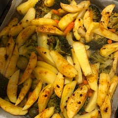 Perfect! Minus parmesan, plus baby carrots.