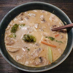 I added brocolli, carrots, and mushrooms
