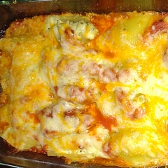 It was easy and fast i did added ground beef to the stuffing.