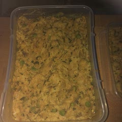 Added coconut cream instead of two cups of stock and added spinach and pea's for extra greens. Brown rice absolutely fantastic.