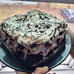 Subbed atta ghee nonfat milk brown sugar
Lowered the fats
Added cream cheese frosting with strawberries