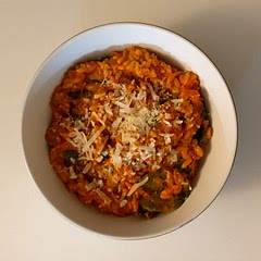 Delicious and so easy! I added a parmesan rind while cooking for extra flavour.