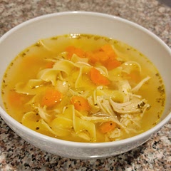 This was very easy to put together and perfect for a cool night with a sick kiddo! Served with warm bread. So comforting!