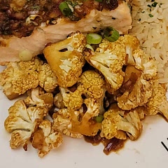 I added more seasoning.  Soy sauce, fish sauce, lemon, honey, garlic, ginger and gochujang because we like spicy.