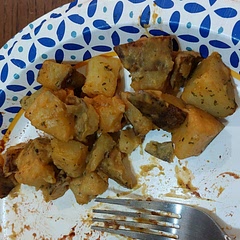 Very good. Used a lot less oil than the recipe called for, maybe a couple tbsp, and stirred a lot when sautéing. I also used a vegan protein broth that I think made the potatoes almost cheesy/creamy. My 2 toddlers loved them!