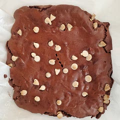 I added a little white chocolate chips also! So good! So happy to find a great recipe for brownies NOT in a box!