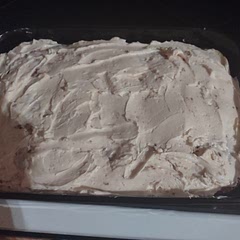 Prepared exactly as recipe stated. My eagerness did not allow enough time for the cake to cool prior to frosting going on. It affected the appearance, but not the taste🤤