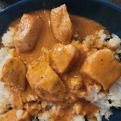 Delicious! I had it with cauli rice and husband had it with basmati.