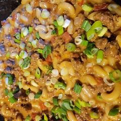 Instead of garlic powder I used minced garlic and added onion to the burger.