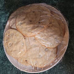 Definitely weird, I mean the top doesn't brown but the cookie is good.