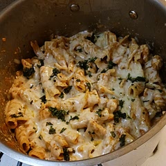 It was very delicious my family enjoyed it. My kids don't eat onion but I got no complains. So that's a score yay... I just need to practice with my pasta.