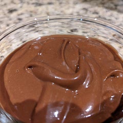 I was expecting the avacodos to contribute an "off-pudding" taste, but surprisingly I couldn't even taste them!  This is a sweet treat that tastes great!  

I substituted 3/4 cup of almond milk for the coffee because my partner doesn't like coffee.  It was a winner for both of us!