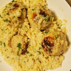 Simple and delicious recipe. The most difficult part is getting the ham and Swiss cheese stuffed nicely in the meatball. I found forming the ham and cheese into more of a ball first made it much easier to get the meatball wrapped evenly around. Served it over some brown rice. Increased the sauce portion by 1.5 times to have a little more for serving.