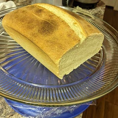My yeast expired so it didn't rise as much as it should have but still tastes really good.