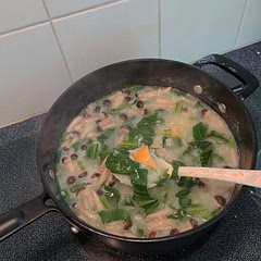 Made 3/20/22. Used abalone as protein and Choi sum/mushroom as veggies. Lots of flavor and tasted healthy. The abalone Tasted like chicken for some reason, but still good!