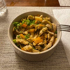 It was definitely flavorful! I would try Palmini noodles or a different textured noodle in the future to mix it up a little.