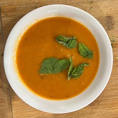 Though it is simple to make the roasting of the tomatoes do take some time. It is worth it because it is filling but not too heavy. It is tasty due to the thyme and basil. 

I would definitely do this again.