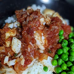 Really lovely. The thyme and soy sauce add a depth that cuts through the richness of the tomato. Ridiculously quick and easy too, and healthy. We served it with long grain rice and frozen peas and we'll definitely have this again. Yum!