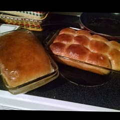 Never made bread before, but this recipe came out perfect. It made enough for 2 loaves but I shaped the second into dinner rolls. My favorite thing to do is melt a whole stick of butter to drizzle on top.