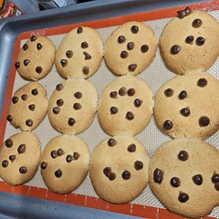 A little dry, but my scale battery needs changing, so I couldn't be as exact as I would like. I'm sure they'll be even tastier next time.
