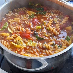 Very good. I used a roasted pepper instead of a bell pepper. Followed everything else, it was delicious.