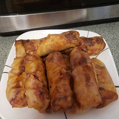 So many yummy eggrolls. I did do mine in the air fryer.
