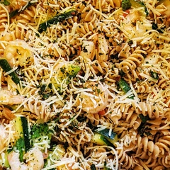 Used different shaped whole wheat pasta