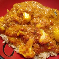 It was good, but I doubled almost everything. I cooked the cauliflower with the proper spices, then doubled the shallots, ginger, garlic, and all the rest of the spices.  Next time I'll add even more shallots or onions.