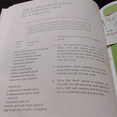 * See notes for recipe (photo).