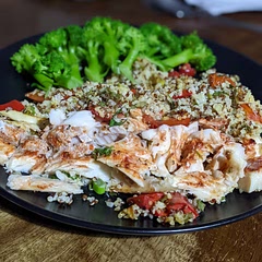 Beautiful. Used a quinoa and bulgar wheat mix and omitted the pine nuts otherwise followed the recipe to the letter. I'll use slightly less lemon juice next time as someone else suggested as it overpowers a little but honestly very tasty!
