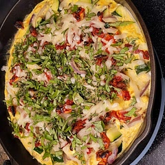 I used dairy-free mozzeralla to make it lactose-intolerant-friendly