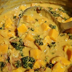 Add some lime juice, less peanut butter