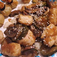 Mushroom chicken is my favorite at Panda Express and I was really craving it, this definitely hit the spot! A new favorite in the house for sure.