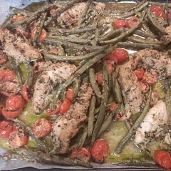 Super quick and easy to make. Smelt and tasted great. Will take out of the oven give minutes earlier next time to get chicksn just right.