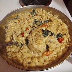 I added more sauce as others suggested, and mixed in shells. It came out amazing