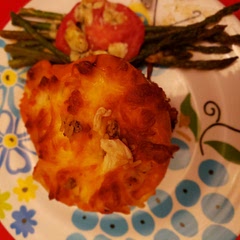 Paired it with roasted asparagus topped with tomato and goat cheese it was so filling.