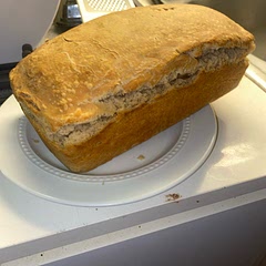 4 cups might be too much flour, maybe a little less butter. letting it rise for too long really fucks with the crust
