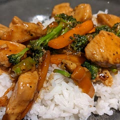 Very yummy. 

Next time we will add water chestnuts, mushrooms, and bell peppers.  It was good without, but won't hurt to try.