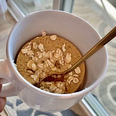 So good! It’s like eating a warm oatmeal muffin in a cup! So quick and easy and healthy too!