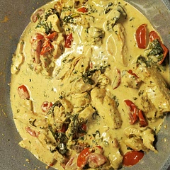 This was really good and so easy to make. I paired it with pappardelle pasta.