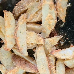 Added a quarter cup of Italian bread crumbs and omg