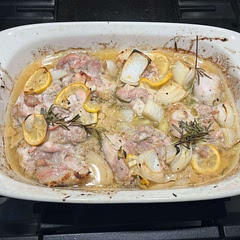 Marinaded the chicken for 20 hours. Came out delicious, juicy & satisfying.